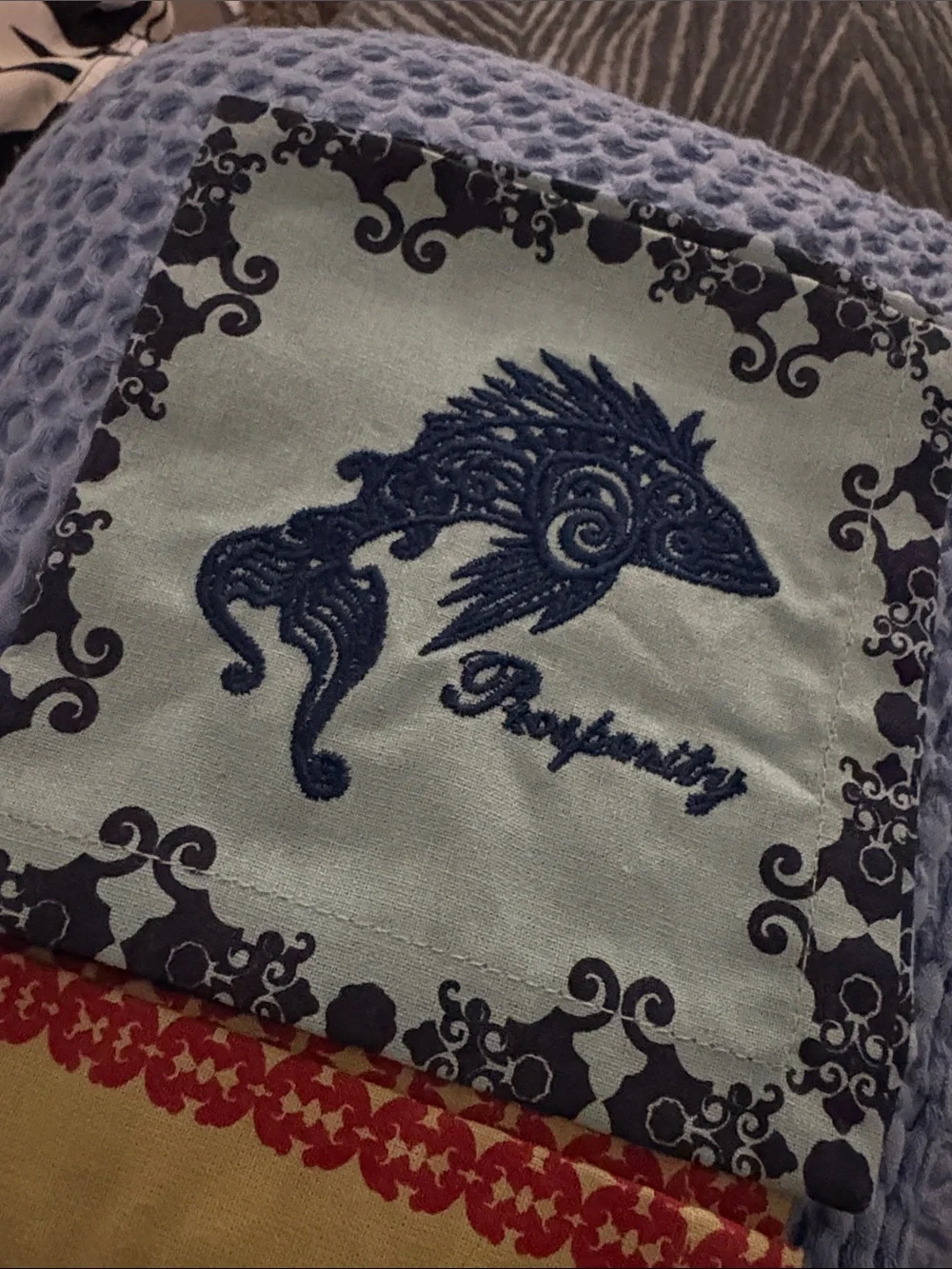 Teavana tea towel : Decorative Embroidered Set - Multicolor : rare